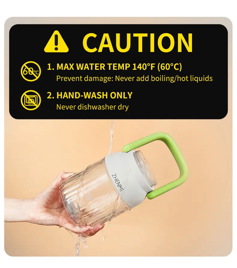 Festive & Fun! Ice-Crushing Cordless Blender - Portable Smoothie & Milkshake Maker for Holidays, Birthdays & Healthy Lifestyles