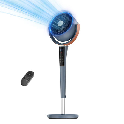 Quiet Bedroom Fan | 15 Speed Settings | 120° Oscillation | LED Light | DC Motor | Buy 2 for Popular Choice, Buy 3 for the Best Deal
