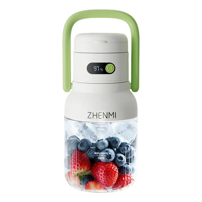 Festive &amp; Fun! Ice-Crushing Cordless Blender - Portable Smoothie &amp; Milkshake Maker for Holidays, Birthdays &amp; Healthy Lifestyles