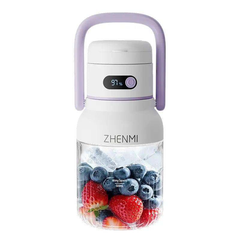 Festive &amp; Fun! Ice-Crushing Cordless Blender - Portable Smoothie &amp; Milkshake Maker for Holidays, Birthdays &amp; Healthy Lifestyles