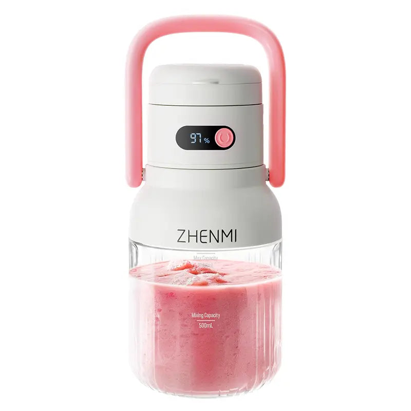 Festive &amp; Fun! Ice-Crushing Cordless Blender - Portable Smoothie &amp; Milkshake Maker for Holidays, Birthdays &amp; Healthy Lifestyles