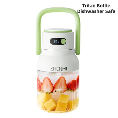 Festive &amp; Fun! Ice-Crushing Cordless Blender - Portable Smoothie &amp; Milkshake Maker for Holidays, Birthdays &amp; Healthy Lifestyles