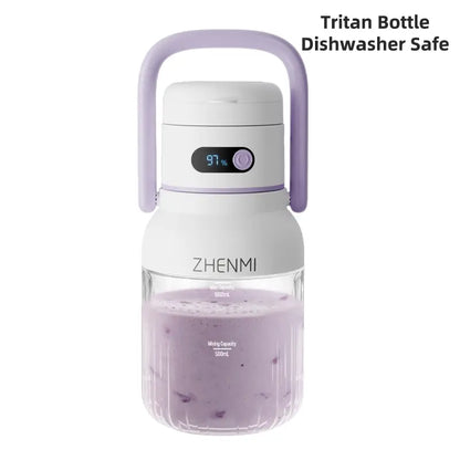 Festive &amp; Fun! Ice-Crushing Cordless Blender - Portable Smoothie &amp; Milkshake Maker for Holidays, Birthdays &amp; Healthy Lifestyles