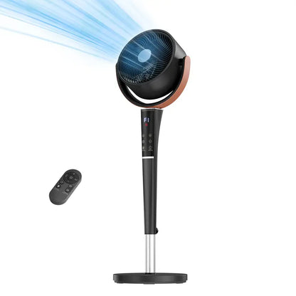 Quiet Bedroom Fan | 15 Speed Settings | 120° Oscillation | LED Light | DC Motor | Buy 2 for Popular Choice, Buy 3 for the Best Deal