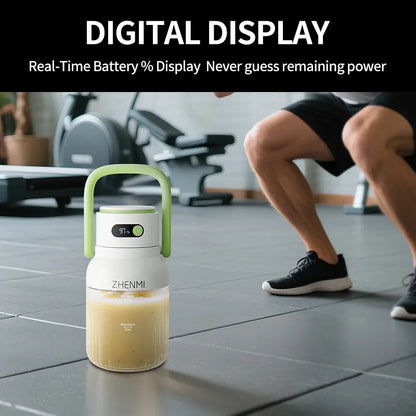 Festive &amp; Fun! Ice-Crushing Cordless Blender - Portable Smoothie &amp; Milkshake Maker for Holidays, Birthdays &amp; Healthy Lifestyles